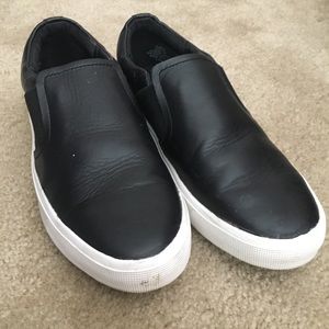 H by halston slip on shoes